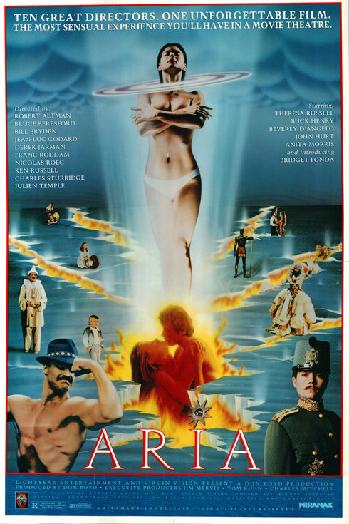 aria 1987 one sheet poster rolled